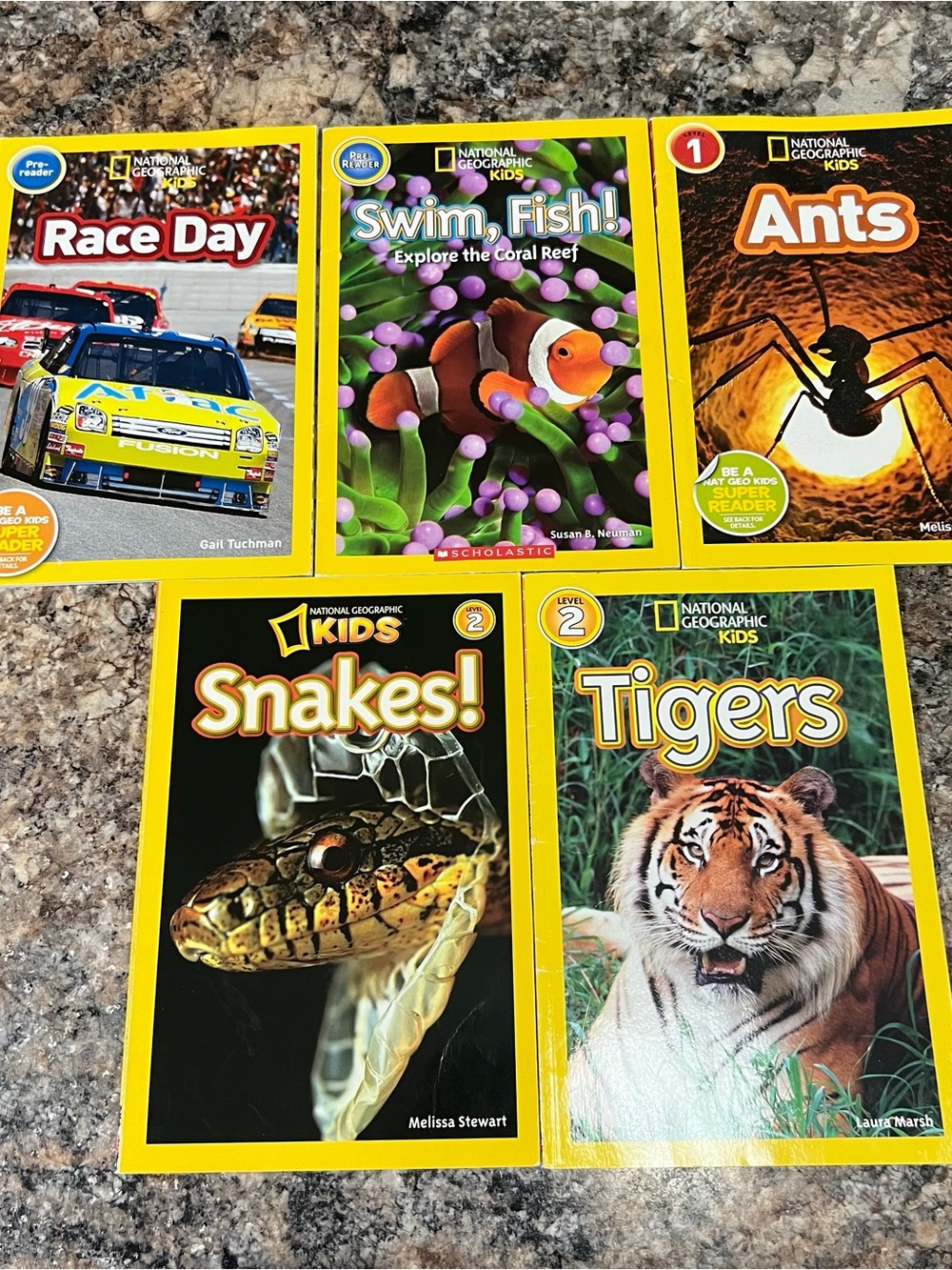 National Geographic Kids Bright Yellow Reptile & Animal Books